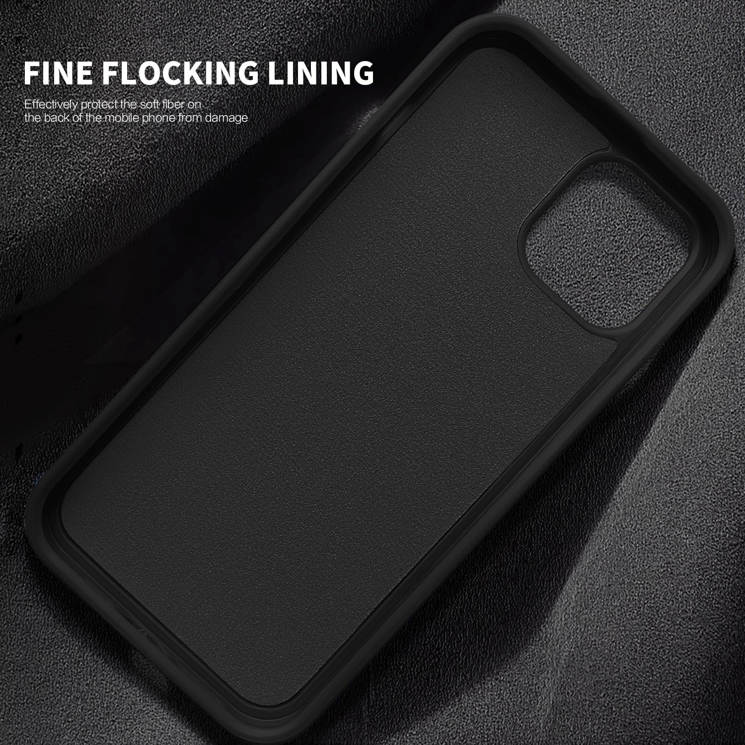Uniqkart for iPhone 12 / 12 Pro 6.1 inch Phone Case Kickstand Design PU Leather Coated PC+TPU Magnetic Cover - Black Uniqkart for iPhone 12 / 12 Pro 6.1 inch Phone Case Kickstand Design PU Leather Coated PC+TPU Magnetic Cover - Black